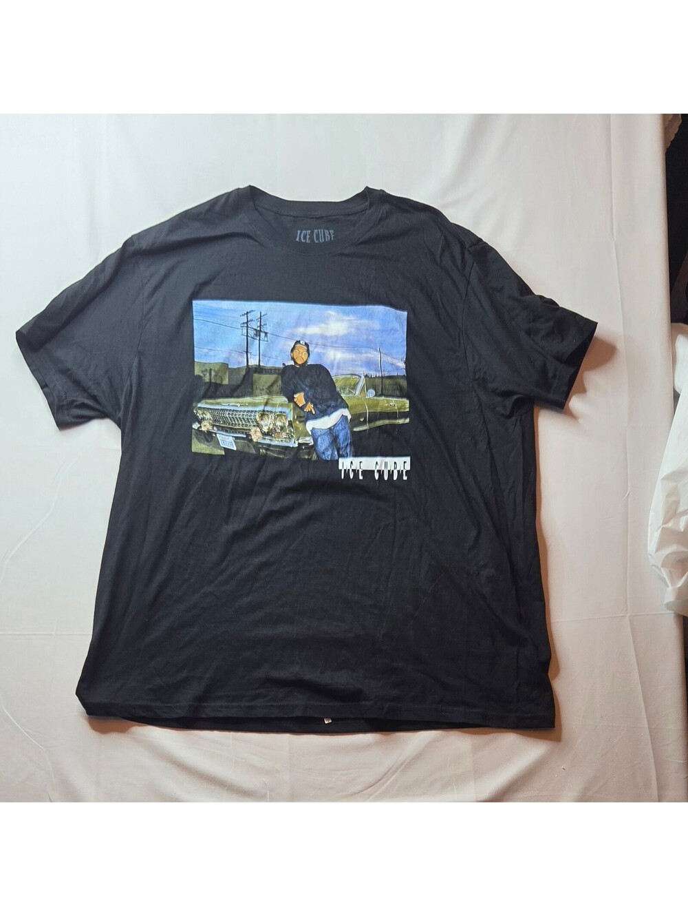 Ice Cube It Was A Good Day Graphic Rap Tee Shirt Black 2XL